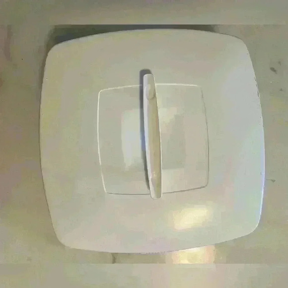 Vintage Ransburg Metal Cake Plate Holder & Cover Canister Carrier Nostalgiacore - Picture 4 of 11